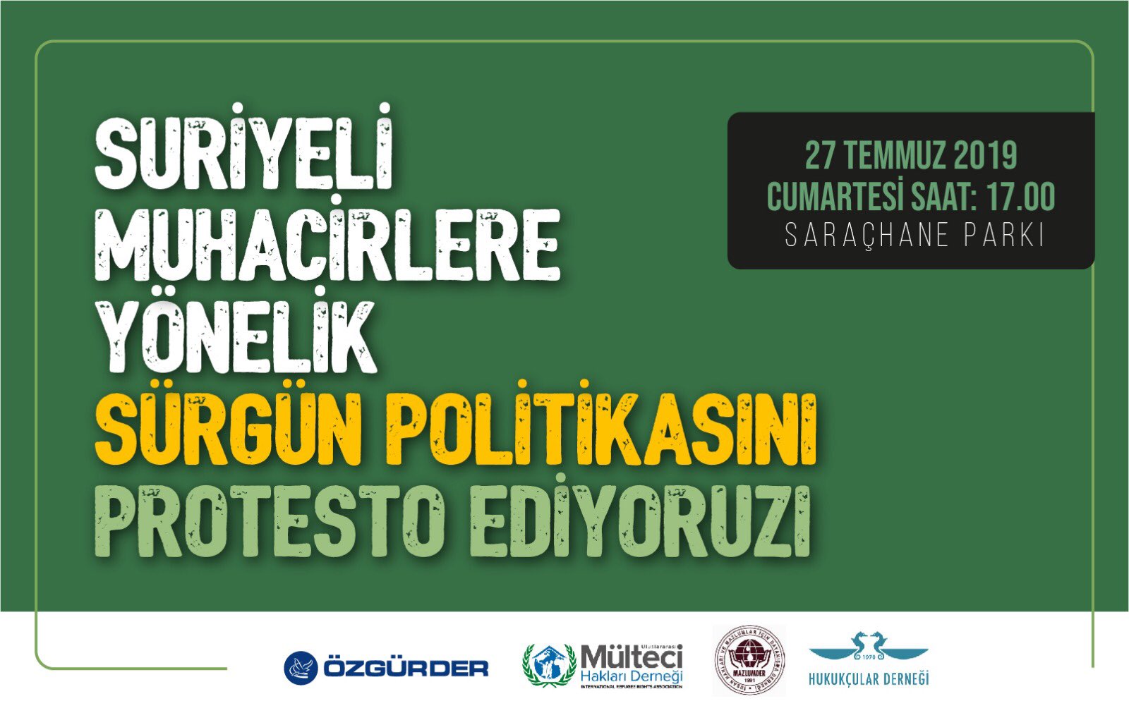 جمعيات تركية تدعو للتظاهر في إسطنبول احتجاجاً على “الممارسات غير القانونية” ضد اللاجئين السوريين