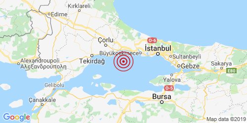 زلزال بقوة 4.6 درجات يضرب مدينة إسطنبول