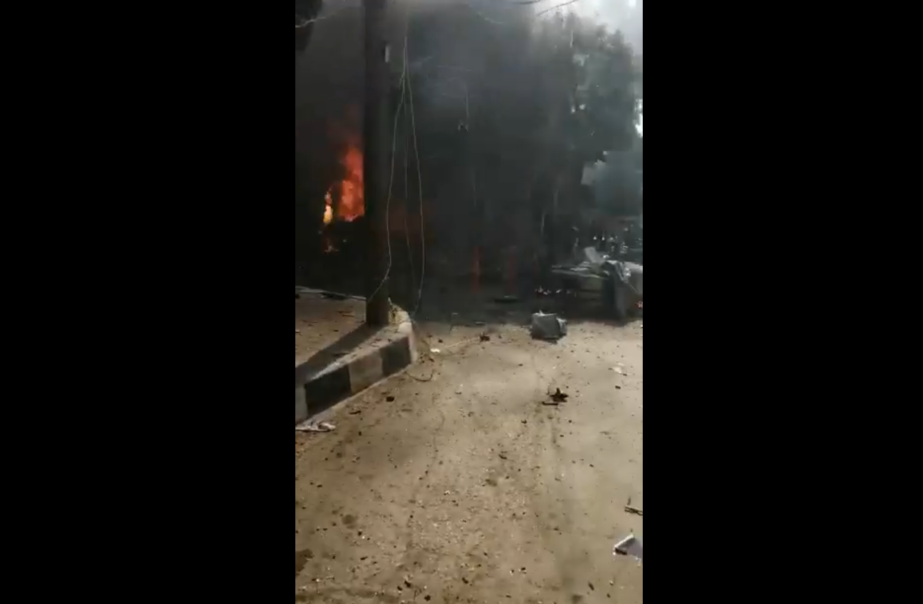 25 جريحا بتفجير سيارة ملغمة بمدينة عفرين