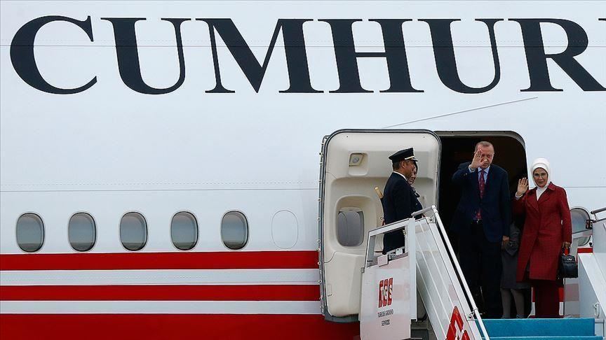 الرئيس أردوغان يغادر الولايات المتحدة عائدًا لتركيا