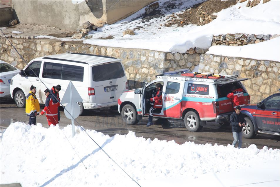 ارتفاع عدد ضحايا الانهيارات الثلجية في “وان” التركية إلى 41