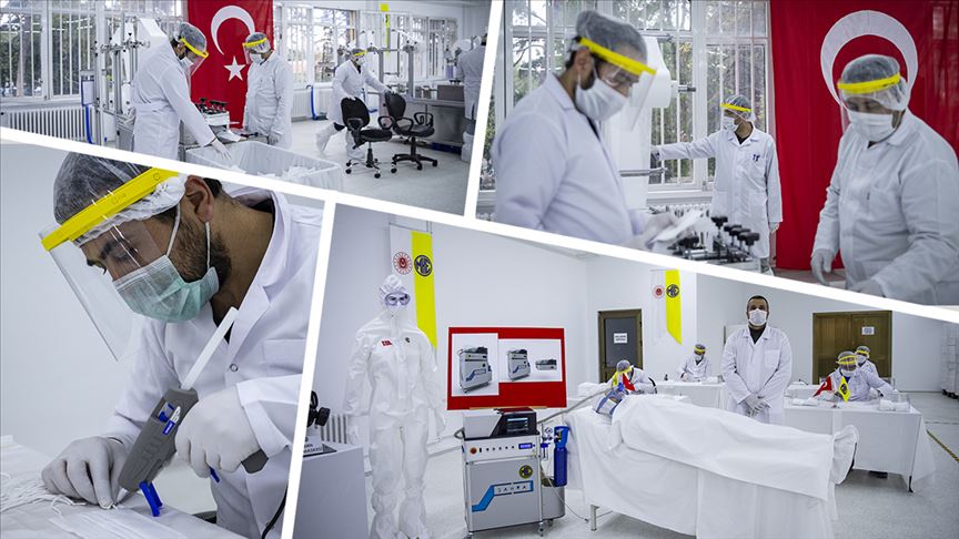 “الدفاع التركية” تبدأ بإنتاج أجهزة تنفس اصطناعي لمكافحة كورونا