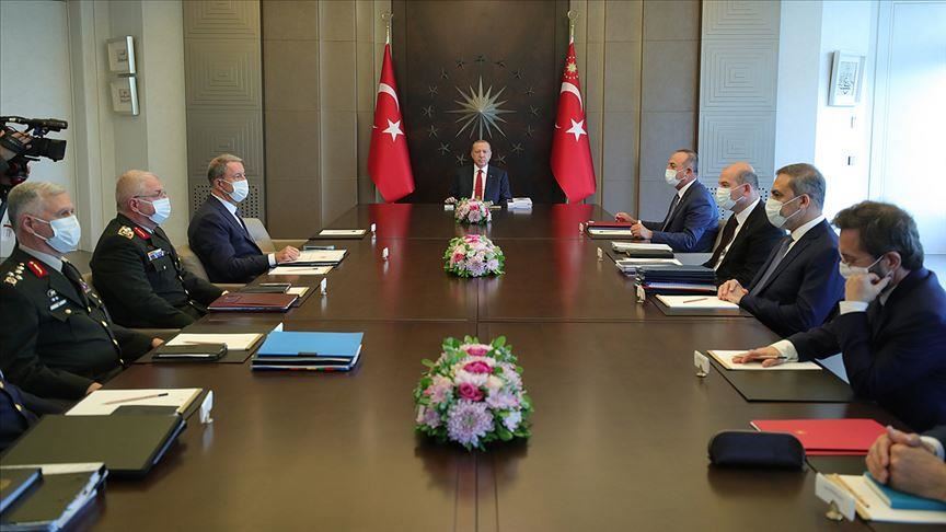 أردوغان يترأس اجتماعاً أمنياً بإسطنبول وهذا ما تم بحثه