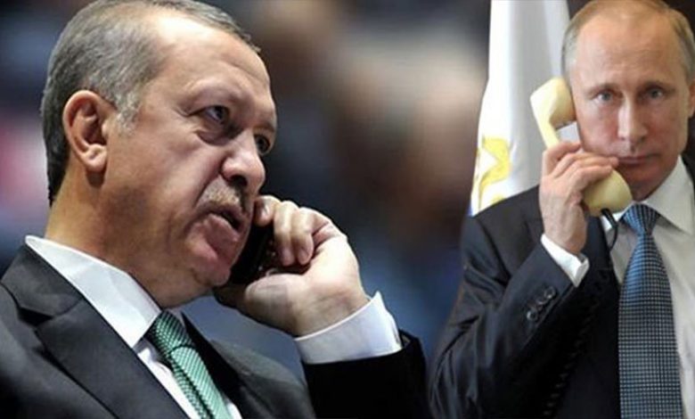 أردوغان وبوتين يبحثان مستجدات الأوضاع في سوريا وليبيا