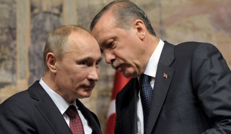 بوتين وأردوغان يبحثان الأوضاع بسوريا وقضايا أخرى مشتركة