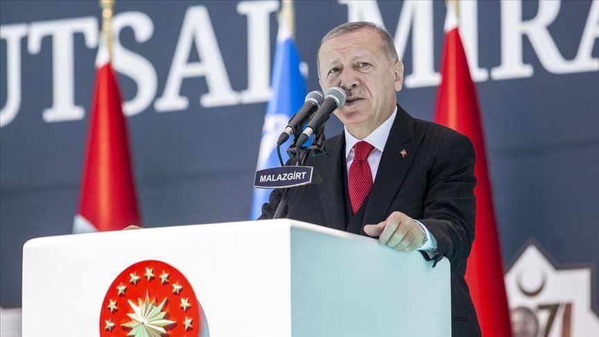 أردوغان: عازمون على نيل حقوقنا في البحار الثلاثة