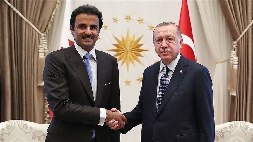 أردوغان وأمير قطر يبحثان العلاقات الاستراتيجية