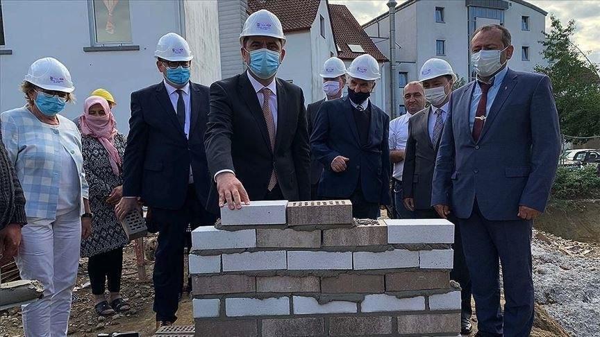 “الاتحاد الإسلامي التركي” يضع حجر الأساس لمسجد ومركز ثقافي بألمانيا