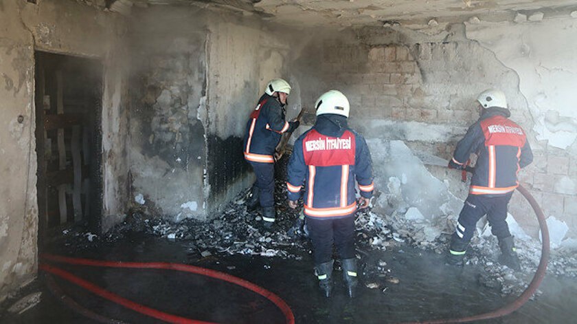 حريق يودي بحياة طفلين سوريين في مدينة مرسين