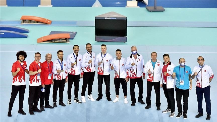 المنتخب التركي يحرز 8 ميداليات في بطولة أوروبا للجمباز الفني