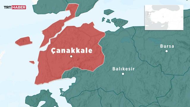 زلزال بقوة 4.1 في ولاية جاناكالي تركيا