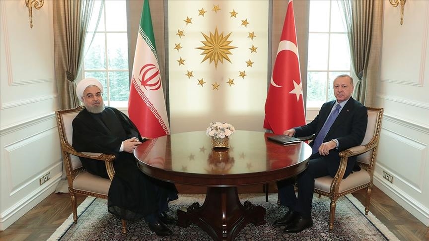 أردوغان وروحاني يبحثان التطورات الإقليمية والتعاون المشترك