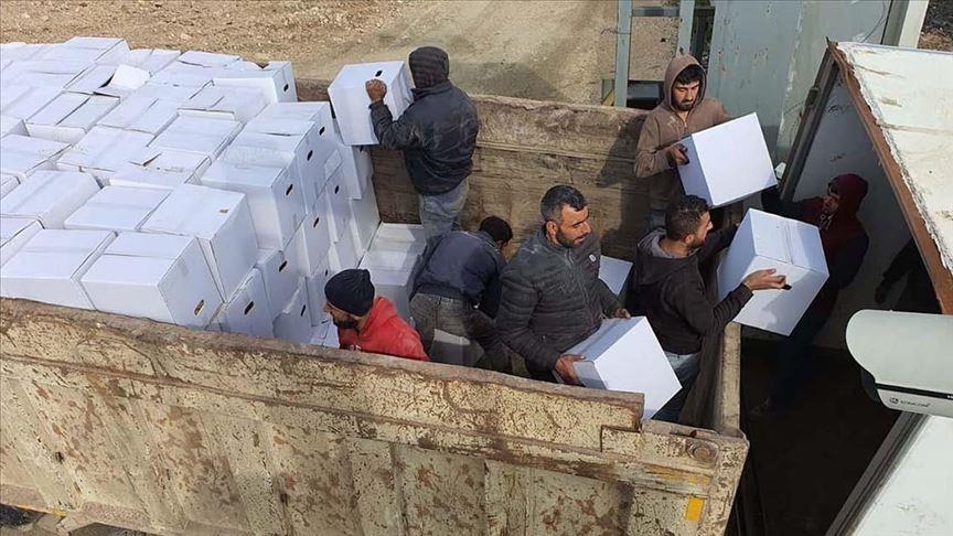 جمعية تركية تستعد لإرسال أكثر من 1000 طرد مساعدات لإدلب