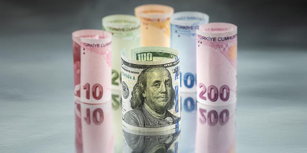 صرف الليرة التركية مقابل الدولار والذهب