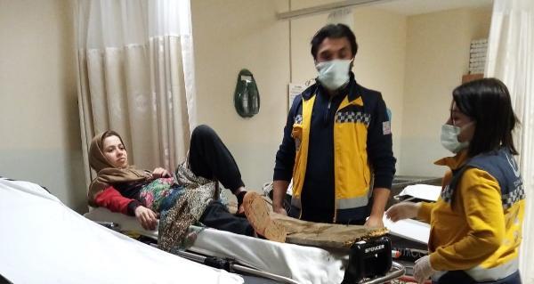 نقل شابة سورية إلى المشفى بعد دخول مسمار في قدمها بولاية بورصة