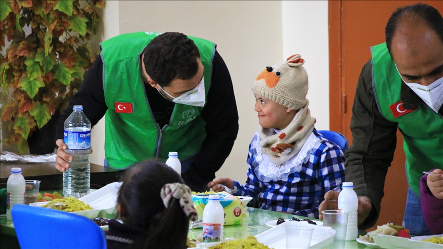 “الإغاثة التركية” تنظم فعالية لأطفال متلازمة داون في عفرين