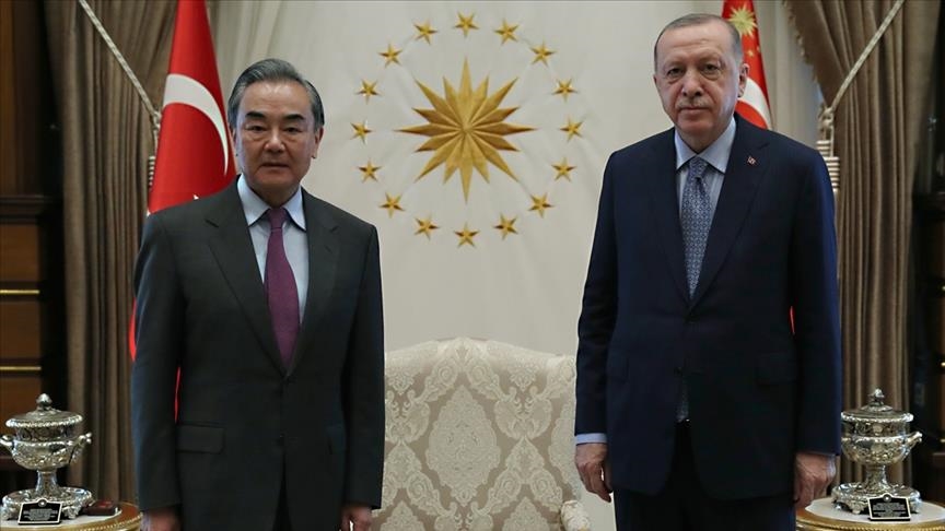 أردوغان يستقبل وزير الخارجية الصيني
