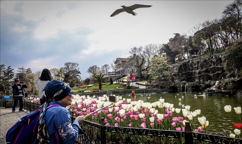 إسطنبول تتزين بالورود والتوليب مع حلول الربيع