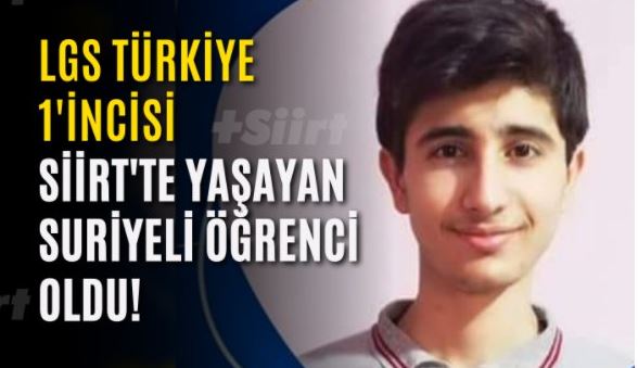 محققاً المرتبة الأولى.. طالب سوري يتفوق على مئات الآلاف من الطلبة الأتراك في امتحان “LGS”