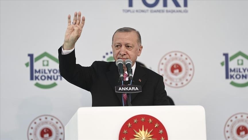 الرئيس أردوغان: شيدنا أكثر من 1.1 مليون مسكن في عقدين