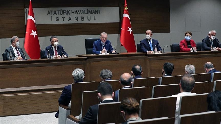 أردوغان: سنواصل الوقوف إلى جانب القبارصة الأتراك