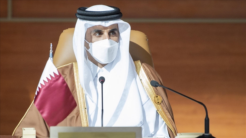 أمير قطر يعزي أردوغان في ضحايا السيول