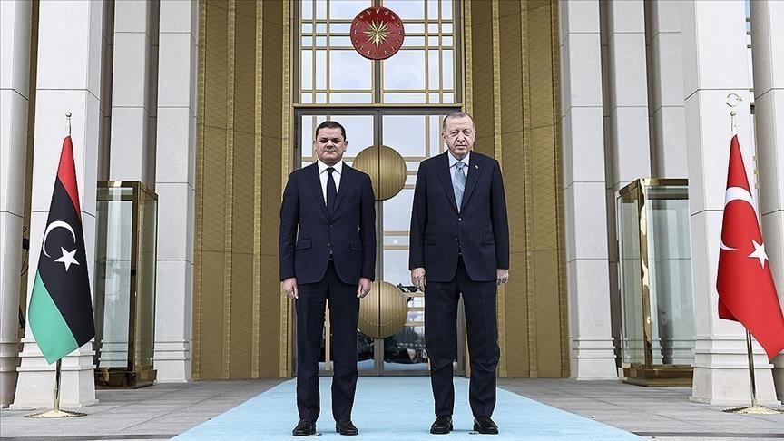 انتهاء اللقاء الثنائي بين أردوغان والدبيبة في إسطنبول