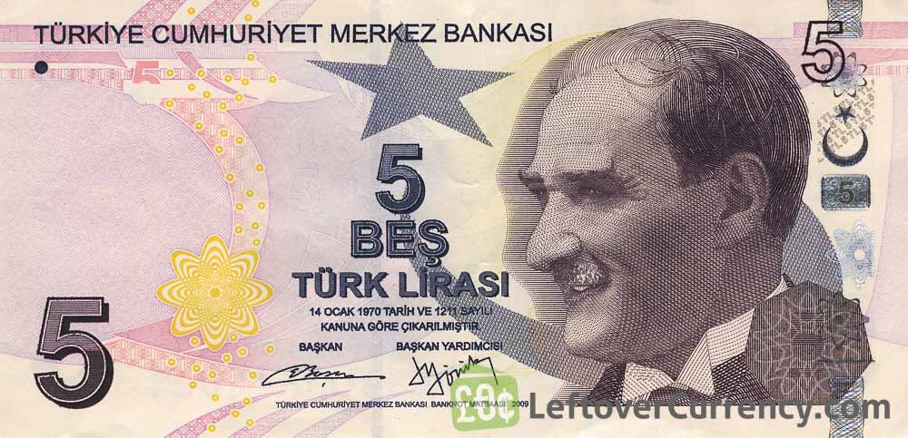 سعر صرف الليرة التركية اليوم الأحد 19-9-2021
