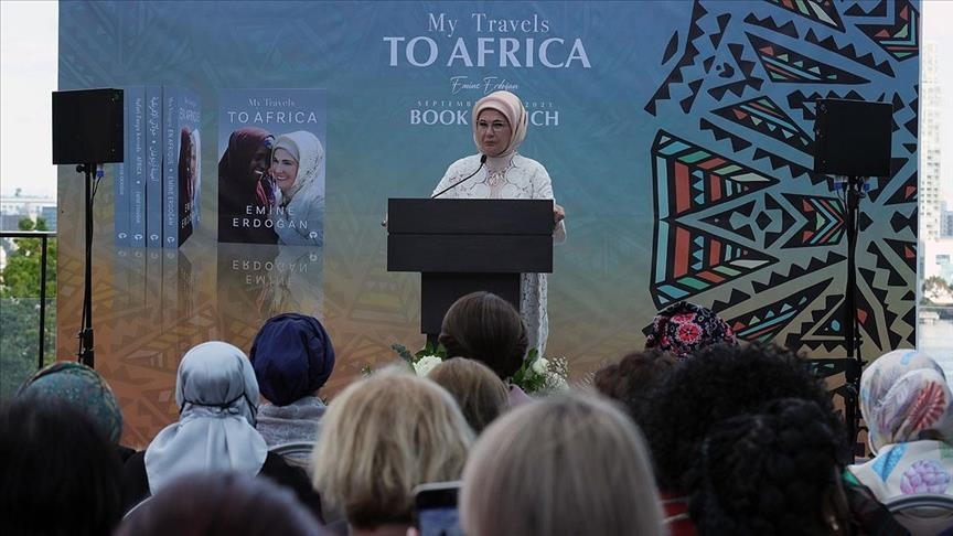 نيويورك.. أمينة أردوغان تستعرض كتابها “جولاتي الإفريقية”