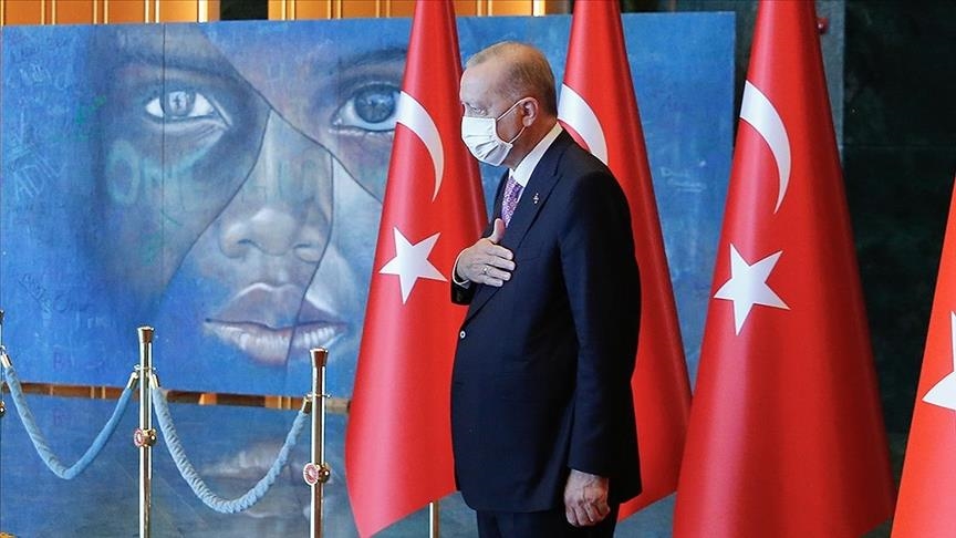 الرئيس أردوغان يستقبل التهاني بعيد الجمهورية