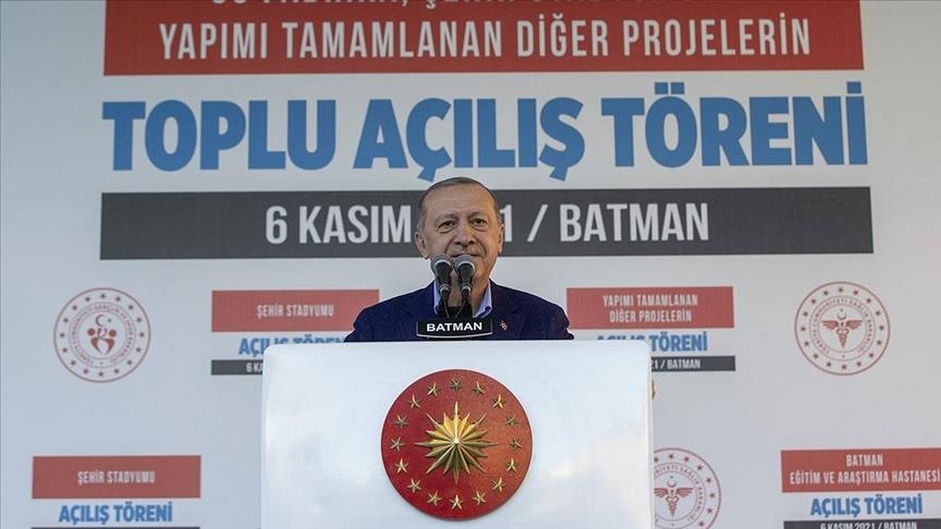 أردوغان: أنقذنا تركيا من التسلط المسلح لـ”بي كا كا”
