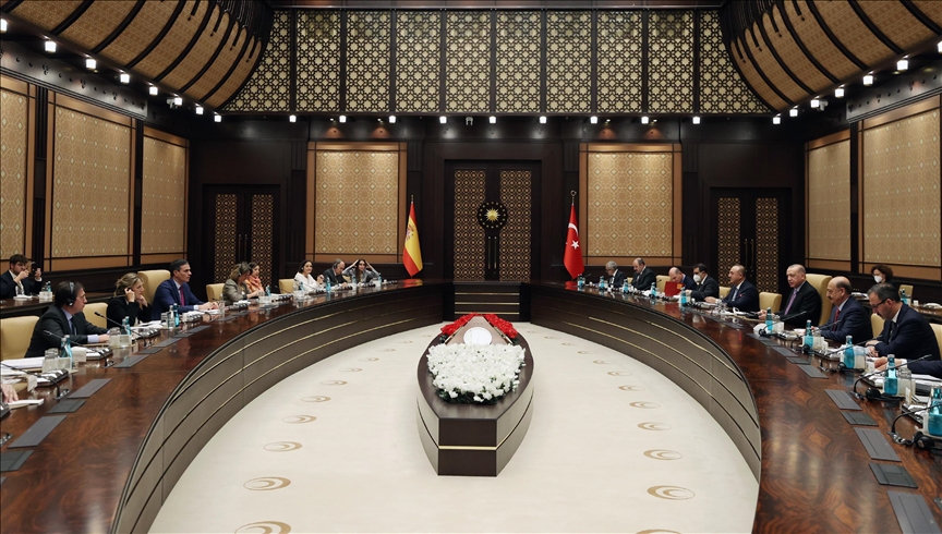انطلاق القمة السابعة بين الحكومتين التركية والإسبانية بأنقرة