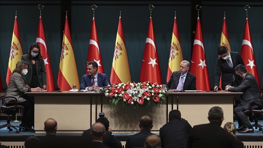تركيا وإسبانيا توقعان 6 اتفاقيات