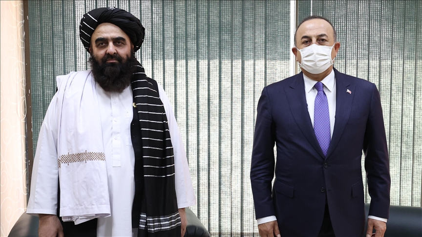 تشاووش أوغلو يلتقي وزير الخارجية الأفغاني بالوكالة