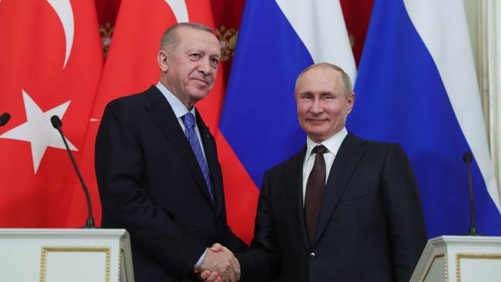 بوتين يقبل دعوة أردوغان لزيارة تركيا