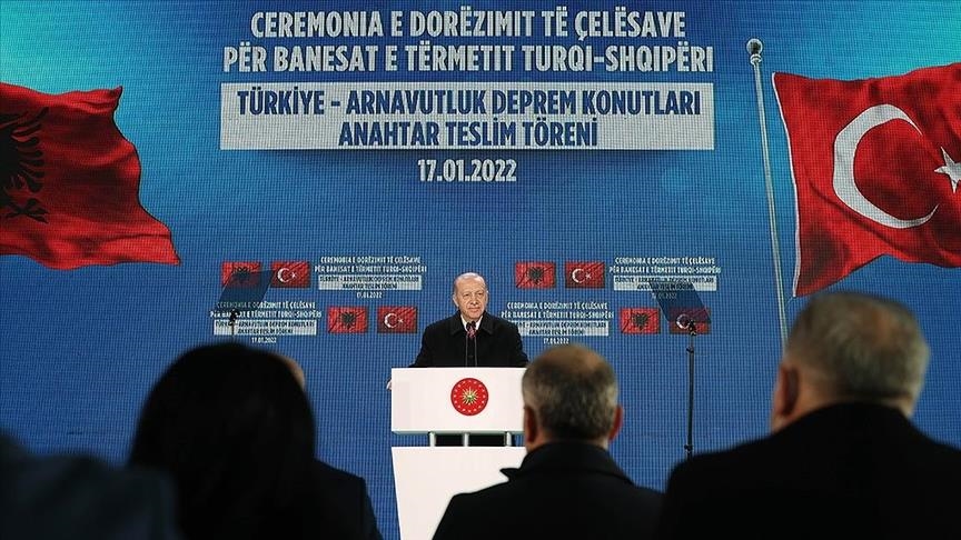 بمشاركة أردوغان.. تركيا تُهدي 522 وحدة سكنية لألبانيا