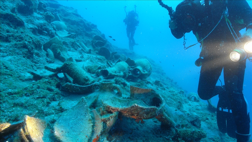 تركيا.. العثور على حطام سفينة في “رودس” من القرن الثالث للميلاد