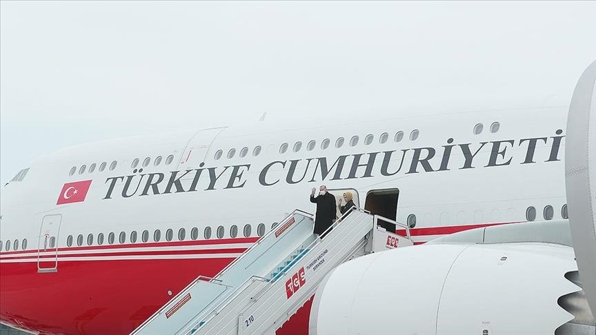 أردوغان يغادر أوزبكستان عقب إتمام زيارة رسمية
