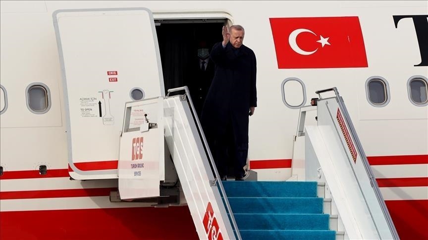 أردوغان يغادر أنقرة للمشاركة في قمة الناتو ببروكسل