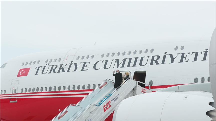 أردوغان يتوجه إلى أوزبكستان في زيارة رسمية