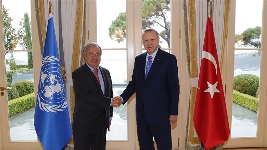أردوغان يبحث في اتصال هاتفي مع غوتيريش الاقتحام الإسرائيلي للأقصى