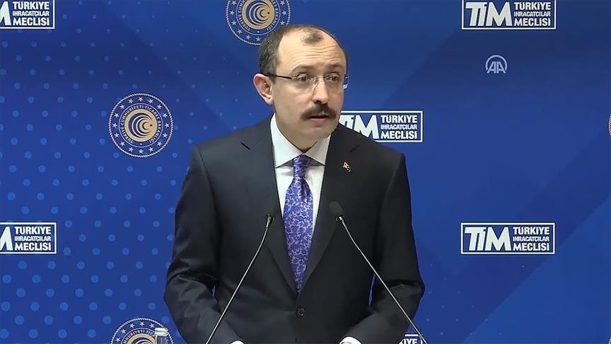 وزير التجارة التركي: ارتفاع قيمة الصادرات 19.8 بالمئة في آذار الماضي